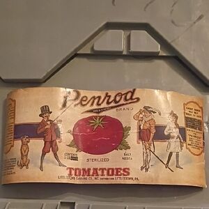 Vintage Penrod Tomato Label